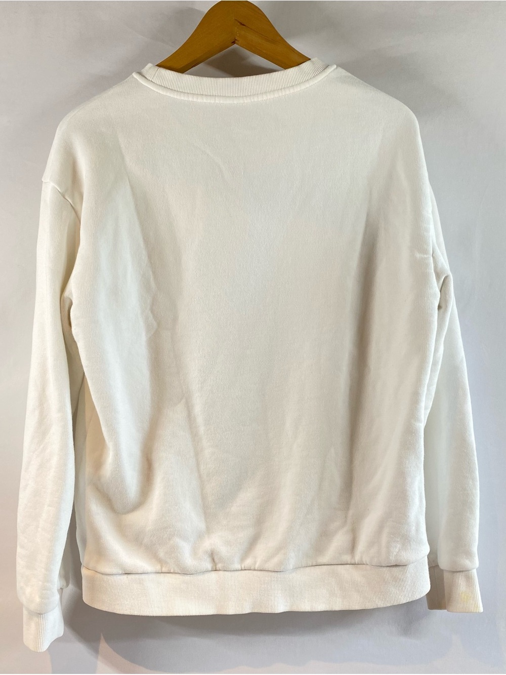 Little Bipsy "Gratitude" Embossed White Sweatshirt, size M - Picture 2 of 9